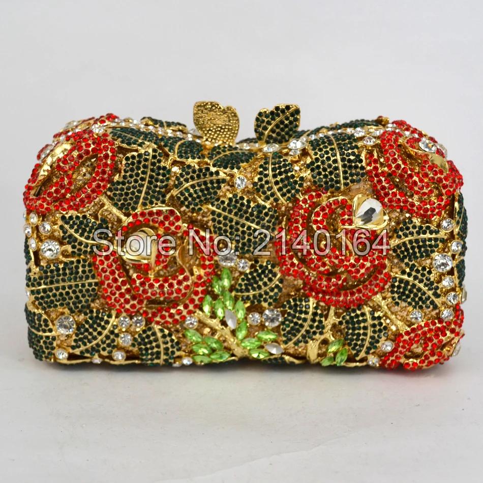 Сумка-клатч для свадьбы красивая разноцветная ручная работа Жесткий Чехол