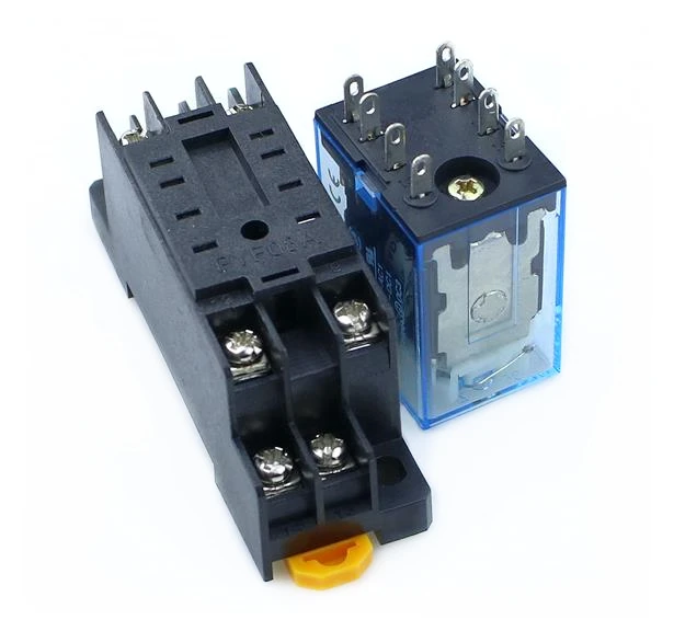 5PCS MY2P HH52P MY2NJ DC220V 110V /AC24V 12V coil general purpose DPDT micro mini relay with socket base | Обустройство дома