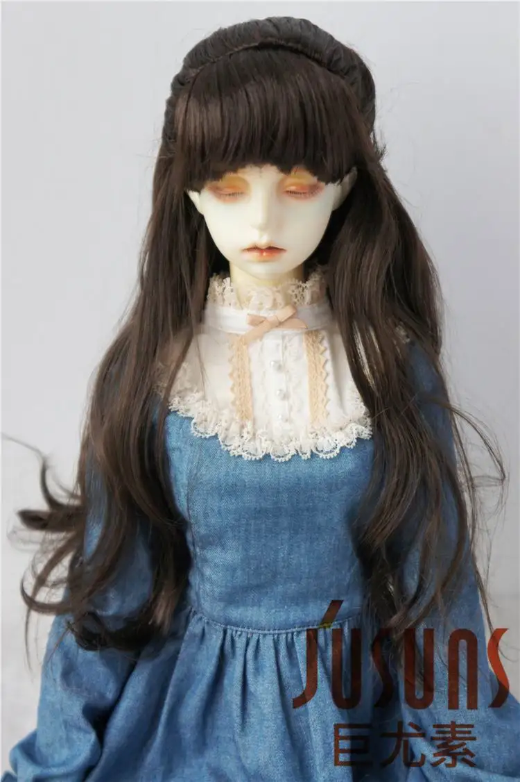 Sd кукла 1/3 латов красный парик BJD 8 - 9 дюймов длинные волнистые конский волос Syntheic