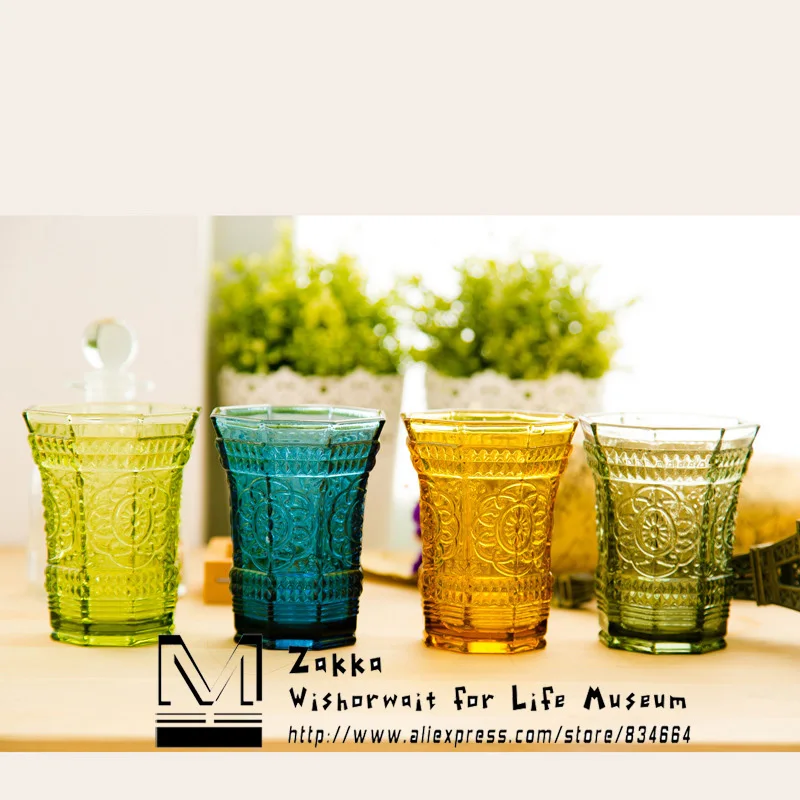 Новый KEYAMA шт. 1 красочные искусственный подавление дворец Резные завтрак сок