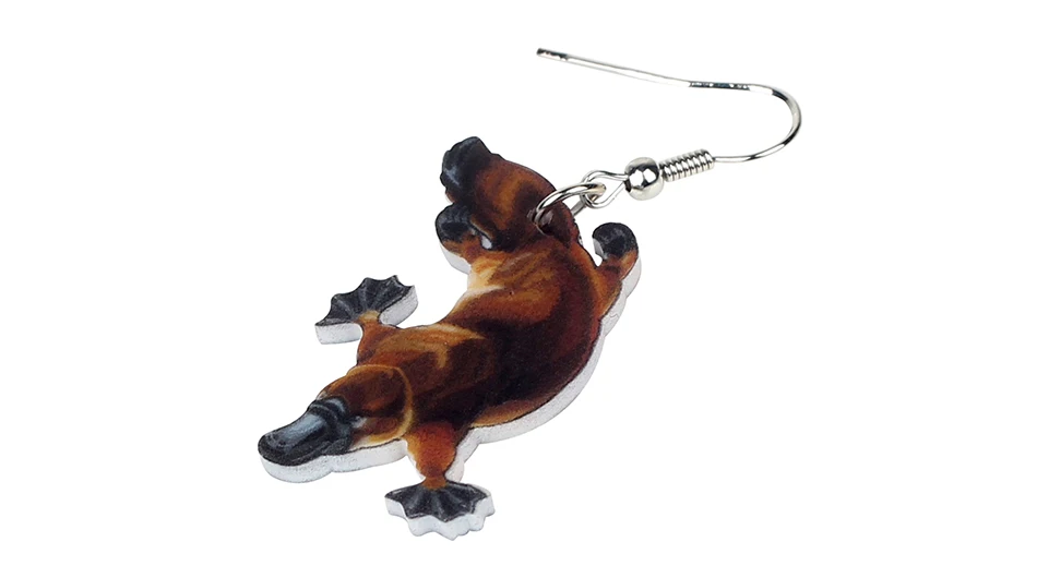 WEVENI акриловые австралийские Platypus Duckbill Duckmole серьги-подвески в форме капли новинка ювелирные изделия для животных для женщин девушки прелести оптом