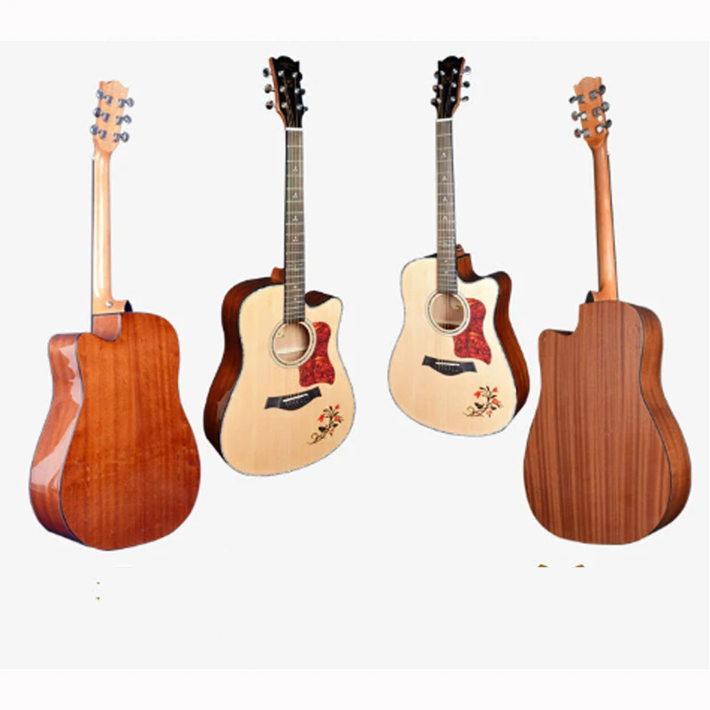 

Guitar 41-Inch Diagonal Veneer Spruce Wood Shapley Backplane Beginner Unisex
