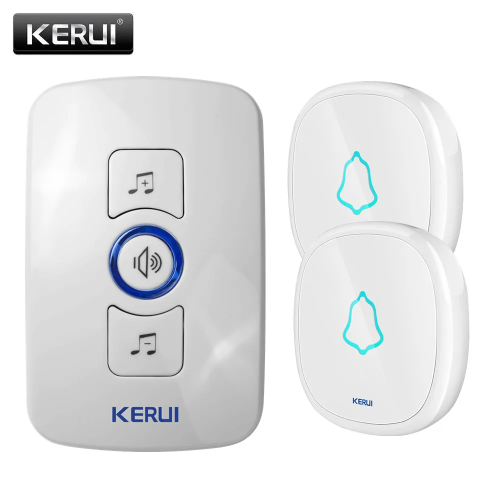 KERUI беспроводной дверной звонок Водонепроницаемая кнопка дверного звонка +
