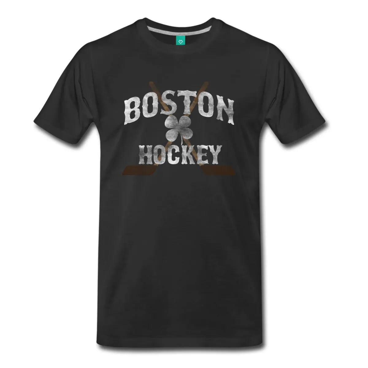 Boston Hockeyer Shamrock одежда мужская футболка круглый воротник короткий рукав футболки