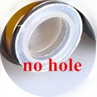no holoe inner lid 12 шт./лот 5/10/15/20/30/50/100 ML пустая бутылочка янтарного цвета Бостон круглый стеклянный эфирное масло косметика парфюмерия диспенсер с уменьшенным горлышком контроль вскрытия Кепки - Цвет: no holoe inner lid