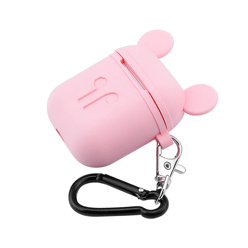 Для AirPods 2 Чехол милый мультфильм защитный чехол для Airpods беспроводные наушники чехол для Airpods i9S/i10 i12 i20 130 аксессуары