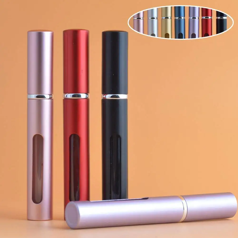 Мини металлический флакон для парфюма портативный многоразовый парфюмерный