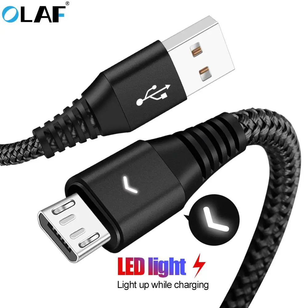Олаф микро USB кабель 2A для быстрой зарядки и передачи данных провод шнур зарядное