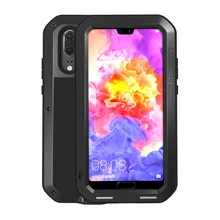 Aluminum Metal Case For Huawei P30 Pro P20 Lite Shockproof 360 Full Body Protective Gorilla Glass Cover Huawei P30 Pro Case P 30