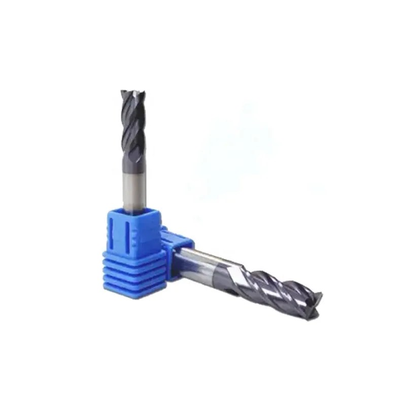 LIVTER 4 Flutes Carbide Square End Mill CNC Milling Cutter Cutting Tools |