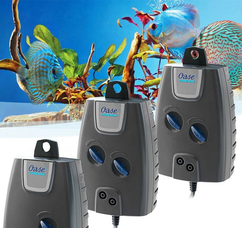 Немецкий oase Oxy Max 100/200/400 пруд с рыбой кислородный насос бесшумный мини