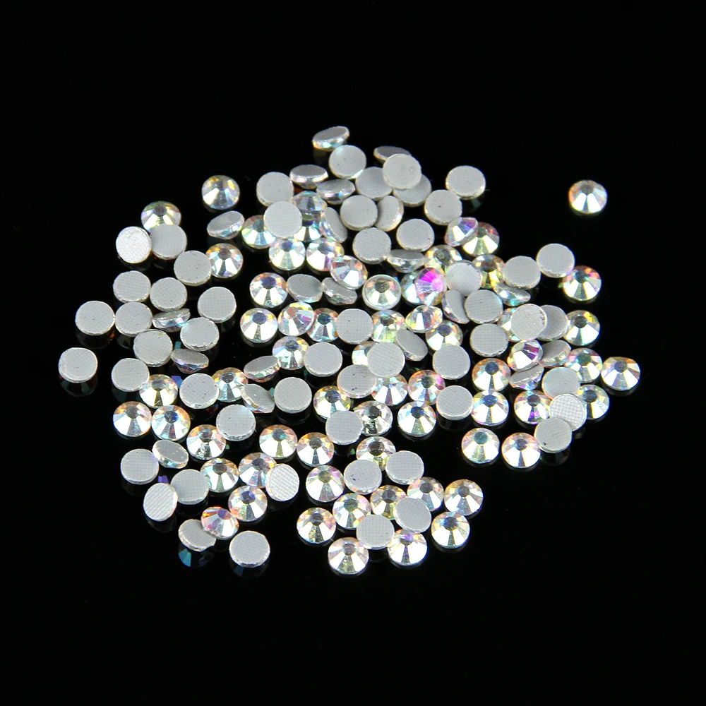 Стразы с плоским основанием для горячей фиксации стеклянные стразы 200 шт. SS16 3 8 4 0