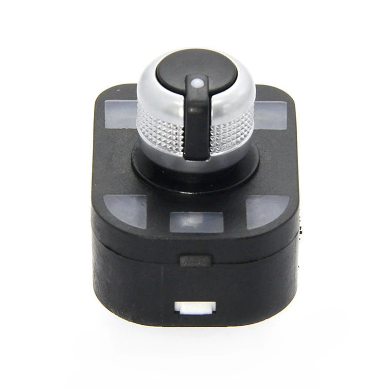 1x Хром Боковая дверь зеркало Управление переключатель кнопка ручка со складной