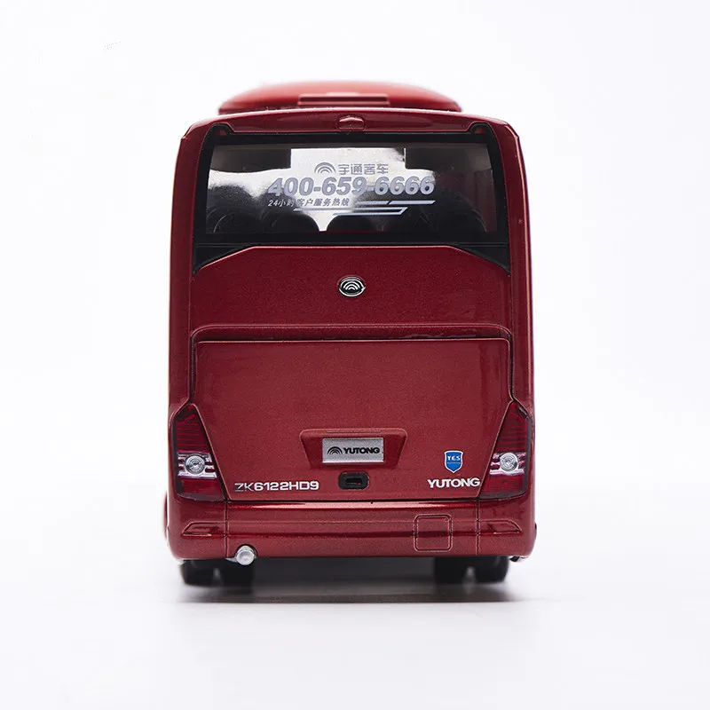 Коллекционная модель из сплава, подарок, 1:42 весы,, Yutong ZK6122H9, двухэтажный автобус, транспорт, литье под давлением, игрушка, модель украшения