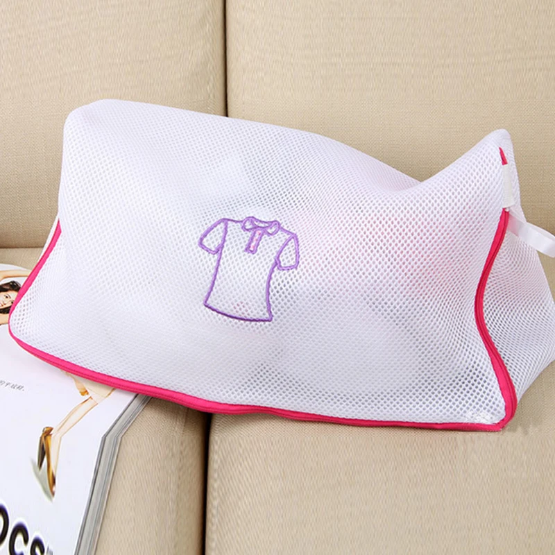 Продавец из Великобритании * Премиум Drawstring сетка для стирки мешок мыть сетки