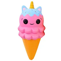 Unicorn ice cream Jumbo мороженое Единорог ароматизированный медленный Crescent коллекция игрушка-Антистресс игрушка детский Рождественский подарок 20*10 см - Цвет: Unicorn ice cream