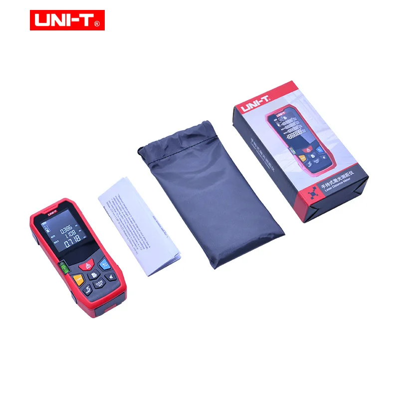 Лазерный дальномер UNI T LM40 LM50 LM60 цифровой лазерный на батарейках 40 м/50 м/60 м