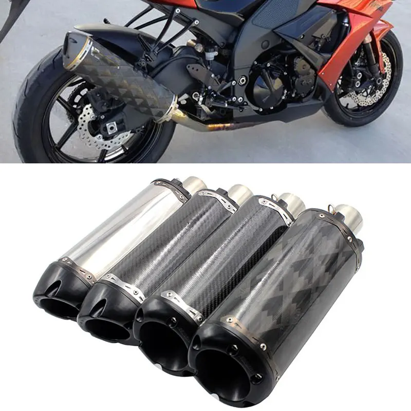 Универсальная выхлопная труба для мотоцикла Akrapovic CNC алюминиевый сплав Escape Moto Two