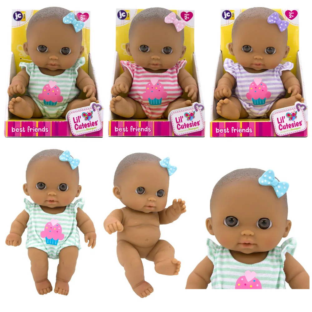 Очаровательная мягкая виниловая пластиковая кукла для душа со стеклянными