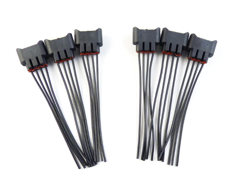 ISANCE 6 шт. разъем катушки зажигания гнездовой и провода 2AZ-FE 1ZZ-FE 90980-11885 для TOYOTA Scion xA