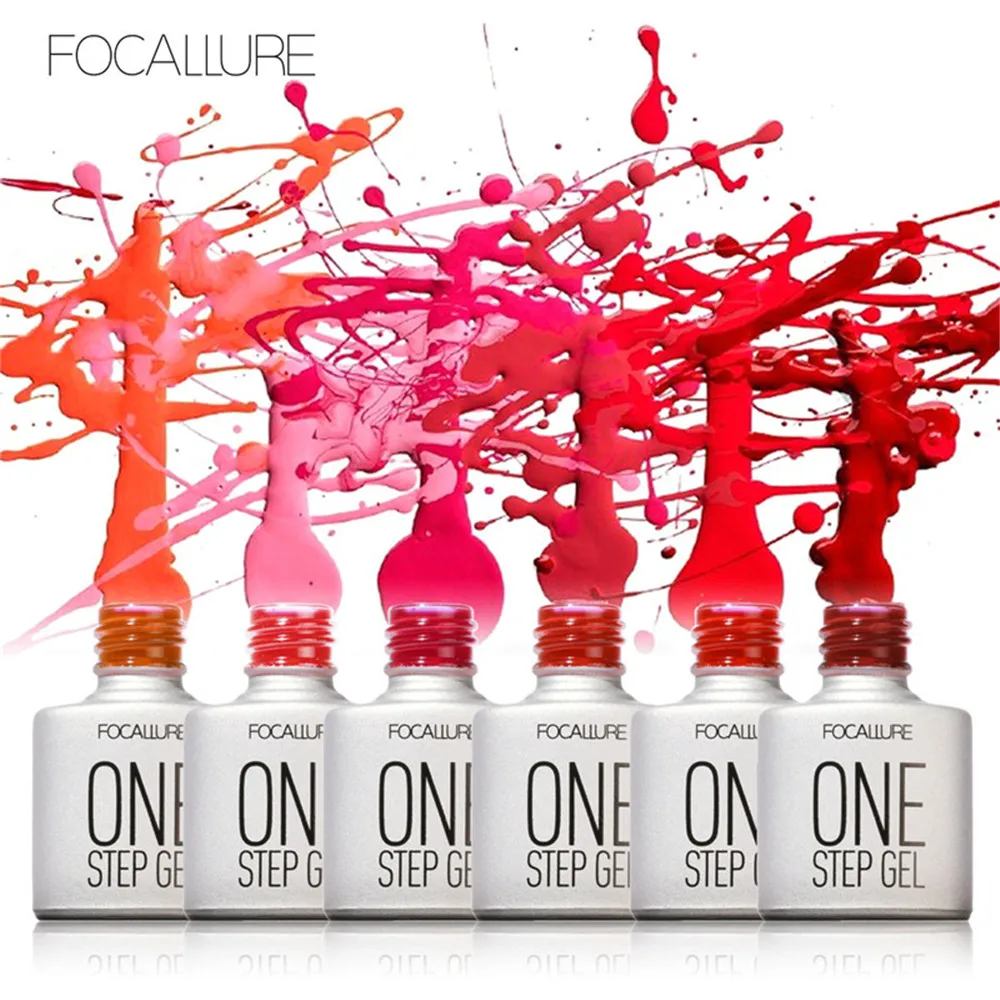 Focallure/ноготь лак для ногтей сплошной цвет жемчужный Быстрый сухой длинный набор