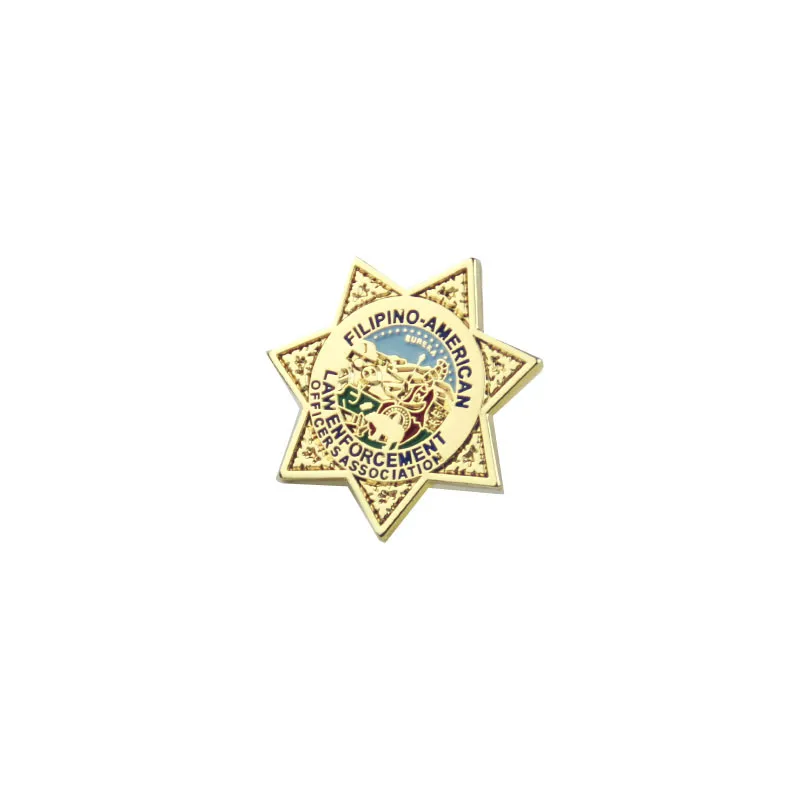 

High quality star badge cheap custom badge China k200301