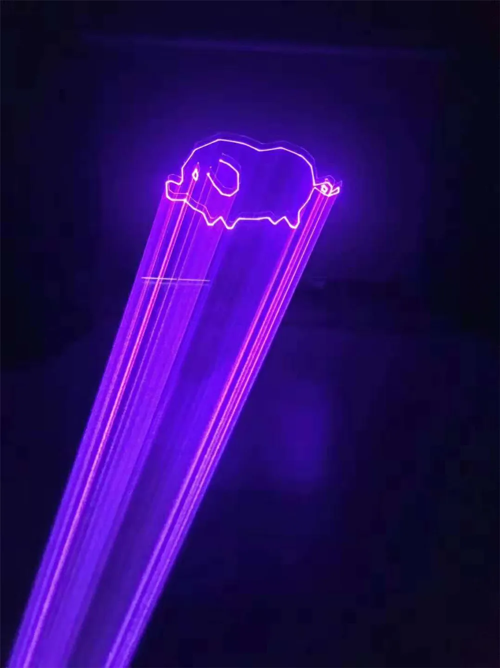 2 Вт RGB Анимация R500mw/638nm G300mw/532nm B1200mw/445nm сценическая Вечеринка диско KTV бар клуб