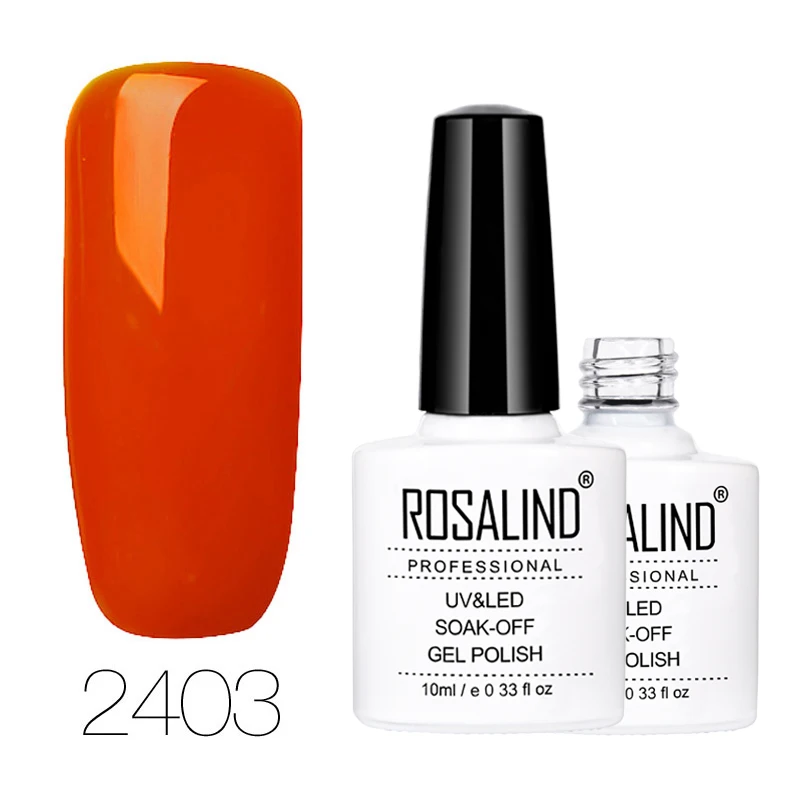 2403 ROSALIND, 10 мл, Гель-лак для ногтей, белая бутылка, серия, дизайн ногтей, замачиваемый Гель-лак, Полупостоянный Гель-лак - Цвет: 2403
