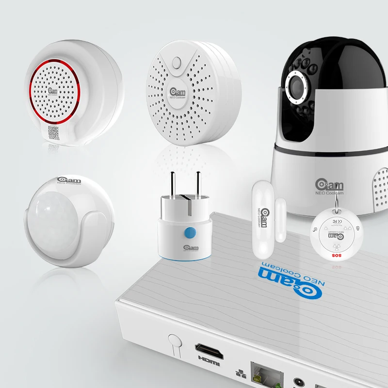 Комплект беспроводной сигнализации NEO Coolcam A iHome поддержка управления через