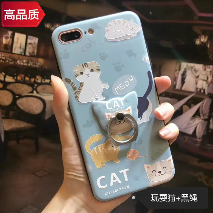 Для iphone x 8 8plus чехол с 3D рельефным 3d-рисунком льва кота слона ультра тонкий из ТПУ