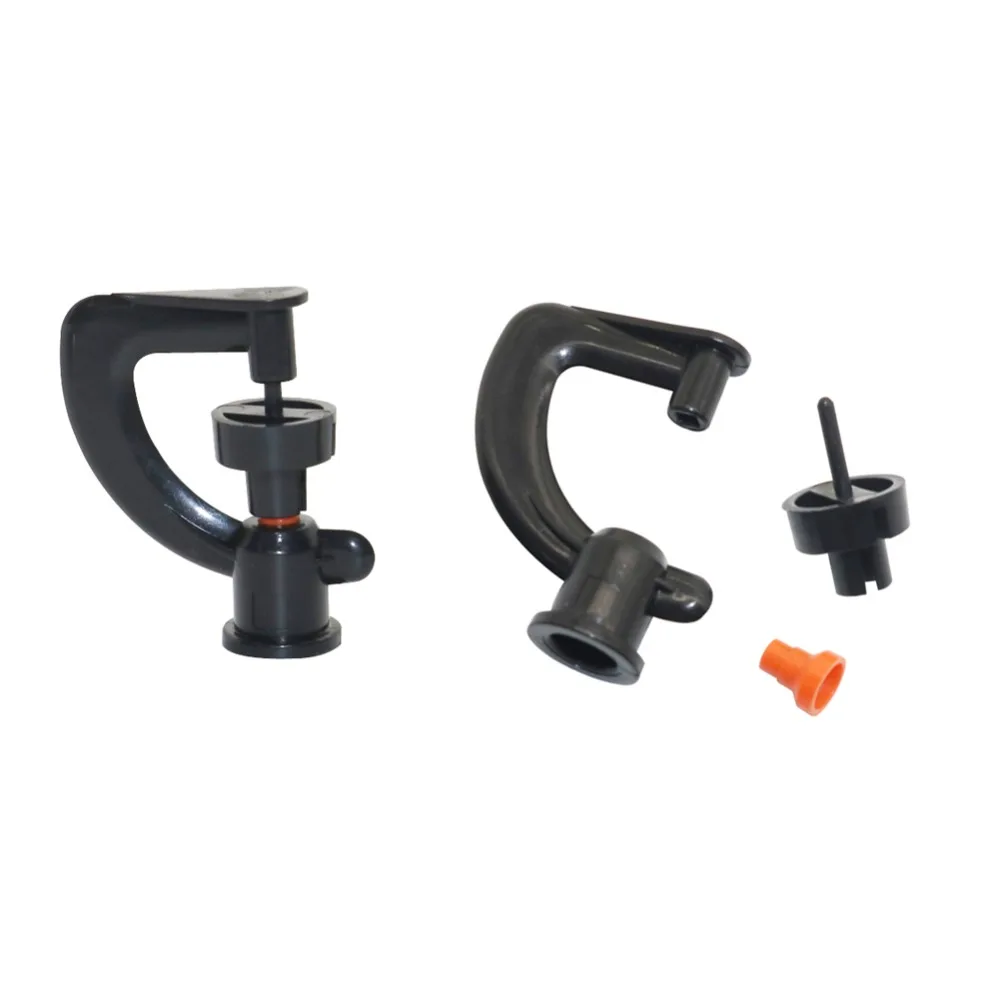360 Degrees Rotating Mist nozzle with Ground rod Agricultural irrigation sprinklers for 4/7mm Hose Micro Nozzles 5 Pcs | Дом и сад