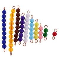 new montessori mathematics material 1 10 beads bar math calculate learn toy gift develop kids mathematics abacus intelligence