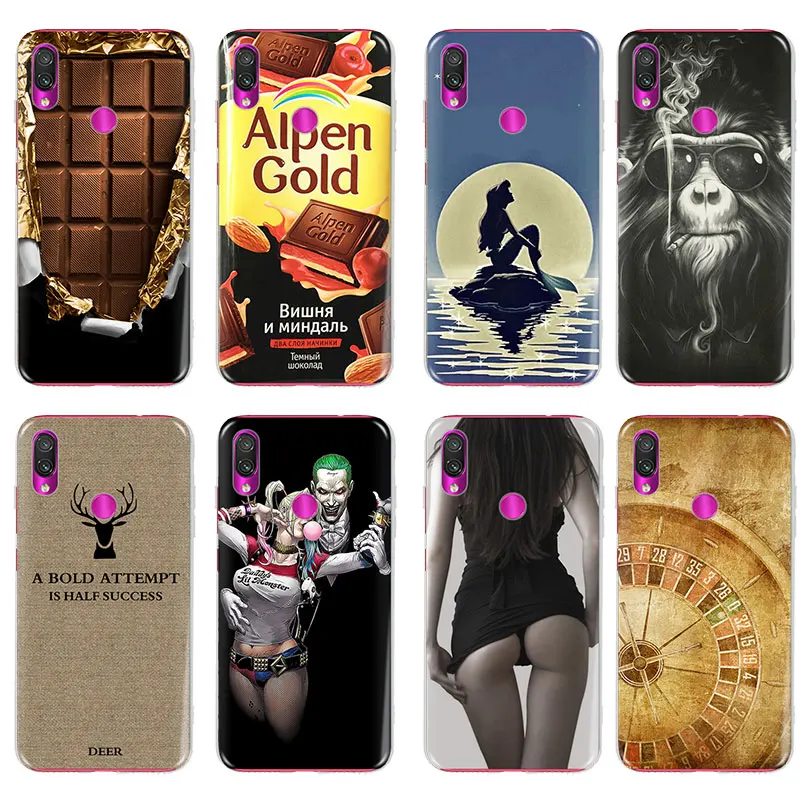 Cases for Xiaomi Redmi Note 7 Pro 7Pro Phone case Painted Pattern Cover For Hongmi Coque Fundas |