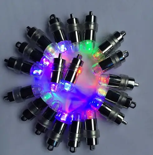20 шт. * Цветные светодиодсветодиодный RGB лампы вспышки шарики огни для фонариков