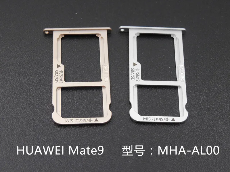 Замена оригинальная рамка для sim-карты лоток Слот держатель + Micro SD памяти Huawei mate 9