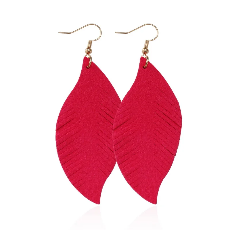 MODEBOX серьги листьев геометрические серьги-капельки Хрустальный цветок для