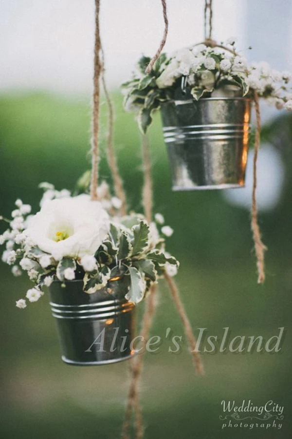 Металлические ведра (5 5 см * 7 8 см) 10 шт.|bucket metal|bucket weddingbucket decoration |
