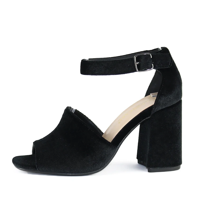 Сандалии женские на высоком каблуке босоножки с ремешком щиколотке открытый