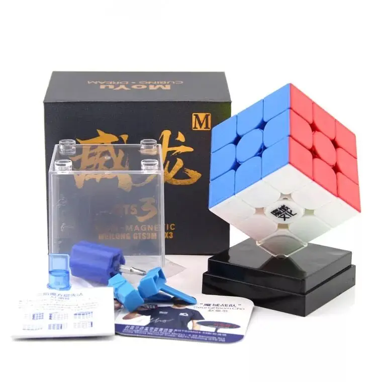 MoYu WeiLong GTS3/GTS 3 M Розовый ограниченный выпуск 3x3 скоростной куб GTS Магнитный пазл