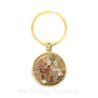 Новый модный лорд Ганеш Ганеша брелки Бог удачи кулон индуистский слон брелок Будда духовная медитация искусство ювелирные изделия F