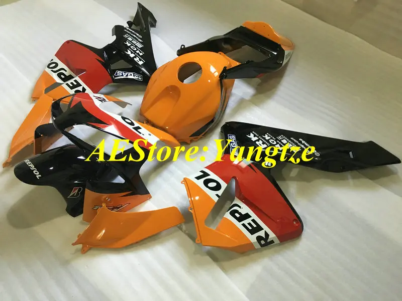 Комплект обтекателей для мотоцикла под заказ CBR600RR 03 04 CBR600 F5 2003 2004 Красный Черный