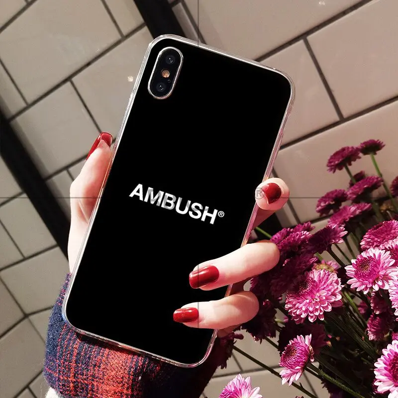 Ruicaica засада Простой Новый чехол для телефона Fundas iPhone X XS MAX 6 6S 7 7plus 8 8Plus 5 5S