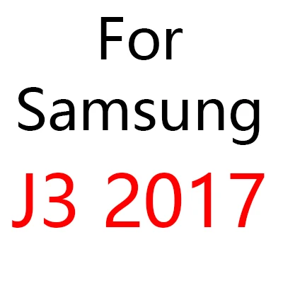 For J3 2017 50 шт./партия BRSUANG 360 градусов полный охват Чехлы для мобильных телефонов Жесткий ПК чехол с экранной пленкой для samsung Note9 S8 A6 J8 A9 A520 - Цвет: For J3 2017