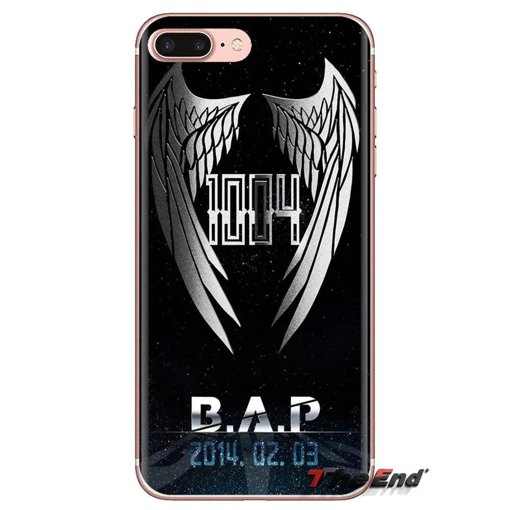 For Samsung Galaxy S3 S4 S5 Mini S6 S7 Edge S8 S9 S10 Plus Note 3 4 5 8 9 Transparent Soft Shell Covers Kpop Bap B.A.P Boys band |