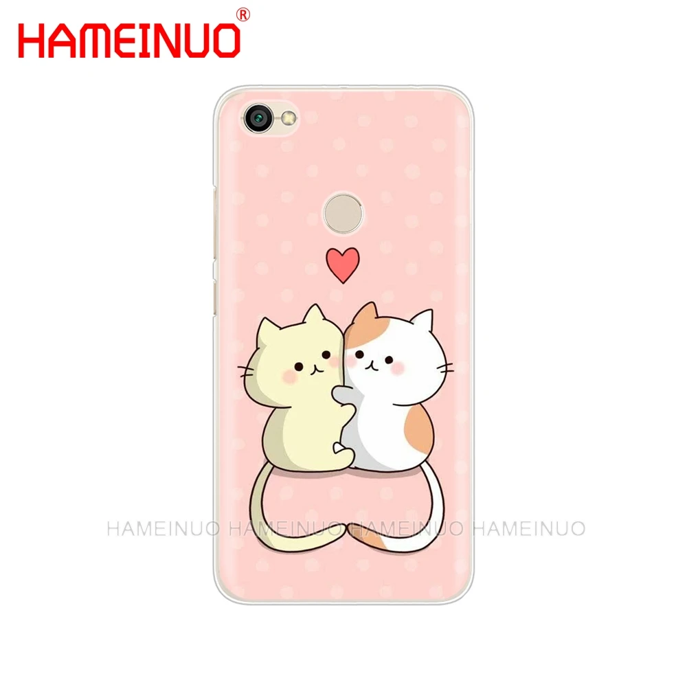 HAMEINUO Kawaii Molang мультфильм аниме собака Кот Чехол для телефона Xiaomi redmi 5 4 1 1s 2 3 3s pro PLUS