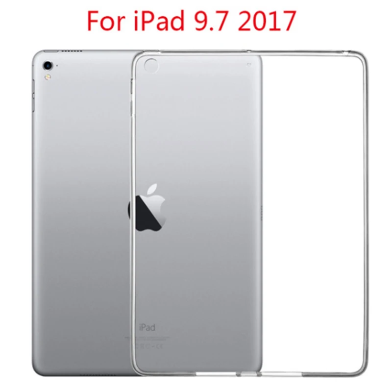 for iPad 2017 5th Чехол для iPad, чехол для планшета 6-го поколения для iPad 9,7, Роскошный прозрачный кремний чехол для iPad 9,7 - Цвет: for iPad 2017 5th