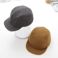 free shipping high quality newsboy caps vistor hats unisex wool painting caps outdoor berets bonnet warm short soft brim fedoras