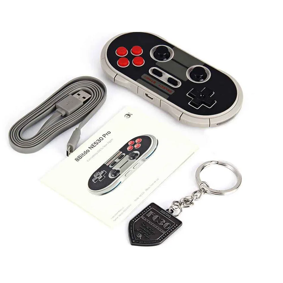 8bitdo NES30 Pro Беспроводной Bluetooth контроллер двойной классический джойстик для