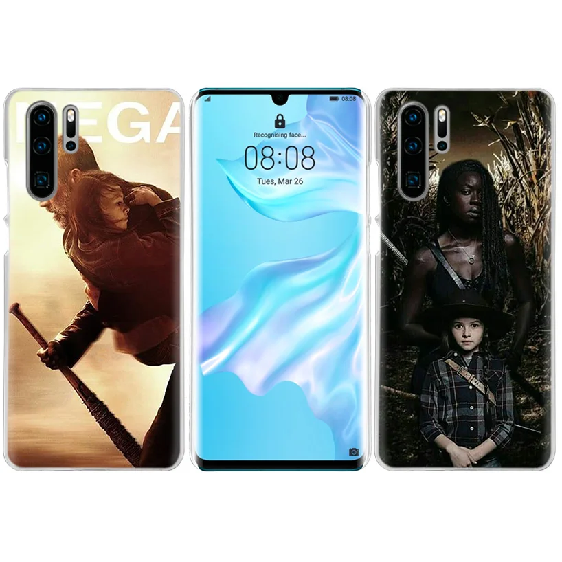 Чехол Negan Walking Dead для huawei P20 P Smart Z Plus Nova 5 5i P30 P10 P9 P8 mate 10 20 lite Pro жесткий чехол для телефона из поликарбоната