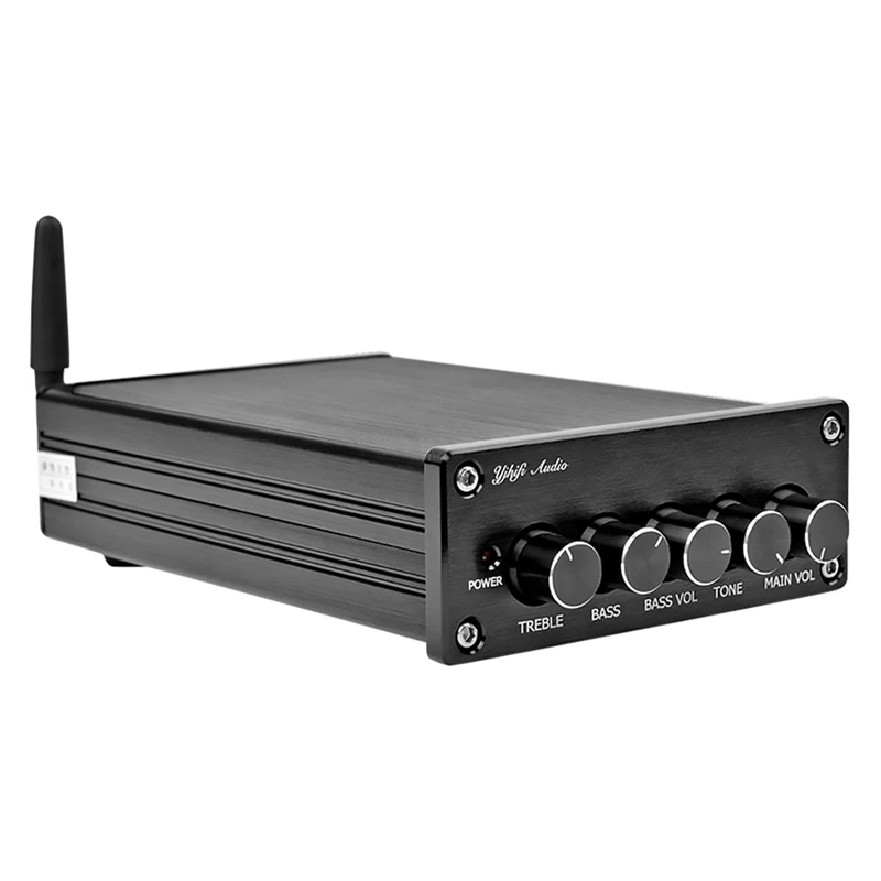 Tpa3116 сабвуферный усилитель 2,1 Hifi Bluetooth 5,0 Цифровые усилители мощности 50 Вт x 2+ 100 Вт для динамика домашнего кинотеатра компьютера - Цвет: Black